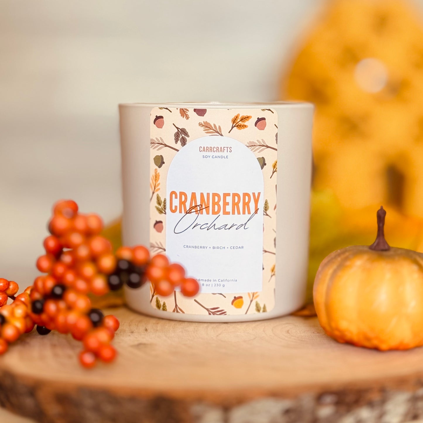 Cranberry Orchard Soy Candle