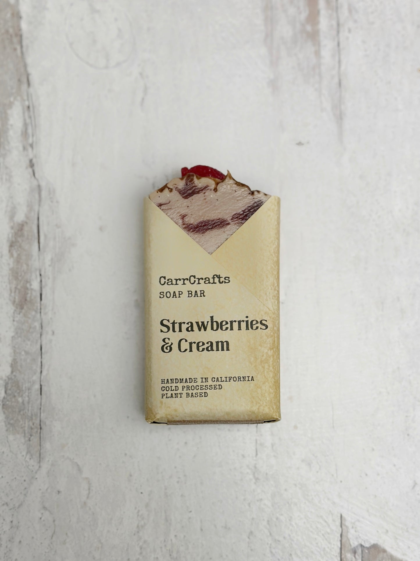 Strawberries & Cream Plant Based Soap Bar
