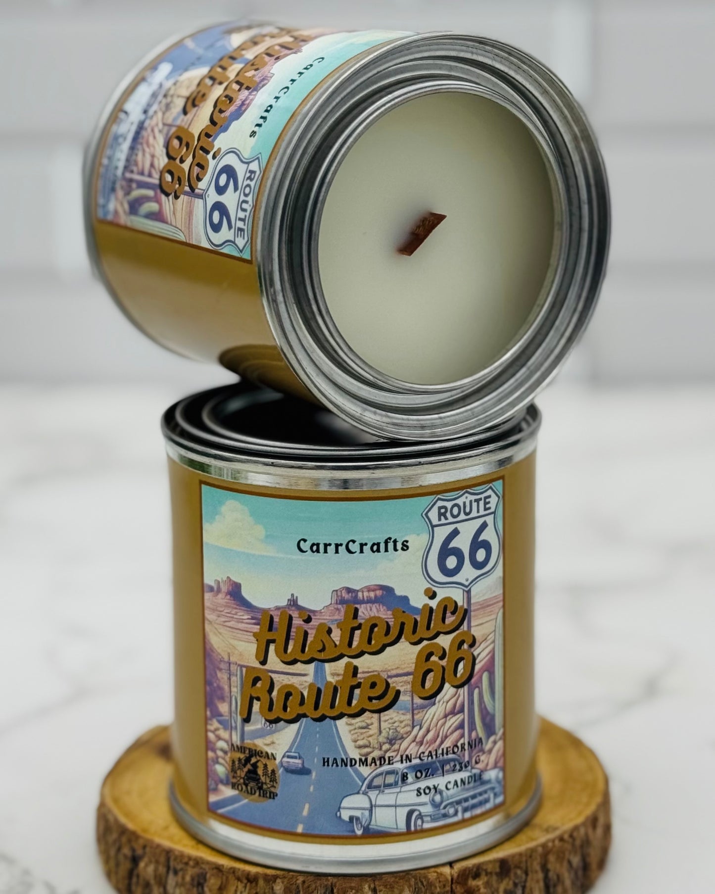 Historic Route 66 Soy Candle