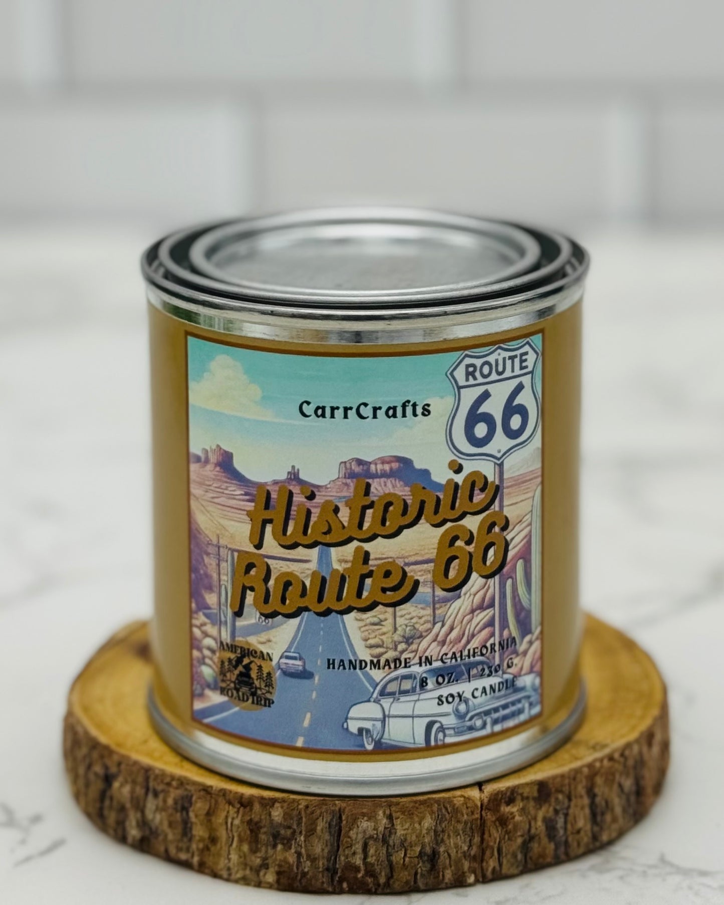 Historic Route 66 Soy Candle