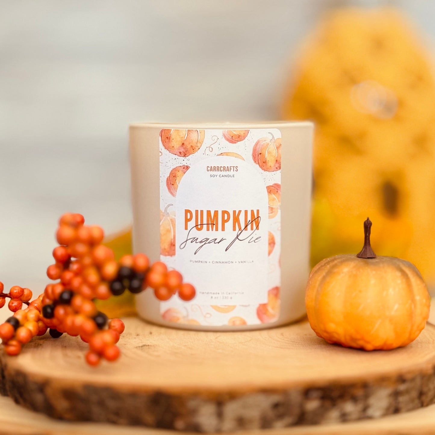 Pumpkin Sugar Pie Soy Candle