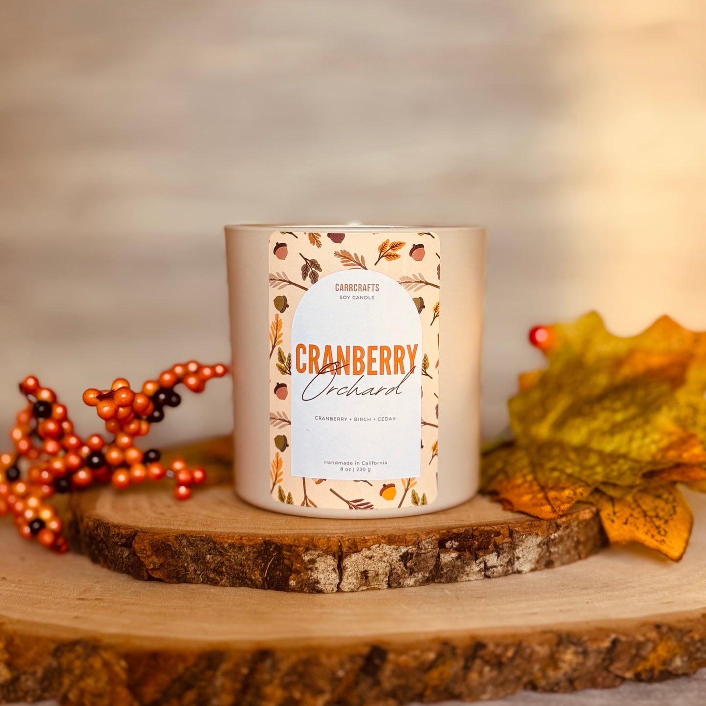 Cranberry Orchard Soy Candle