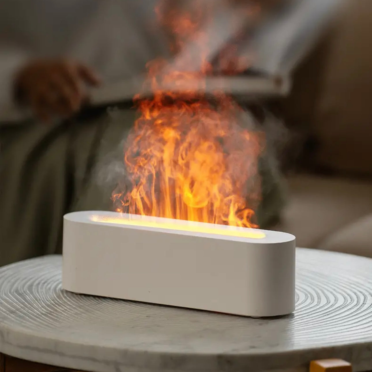 Flame Aroma Oil Diffuser (Remote Controlled)