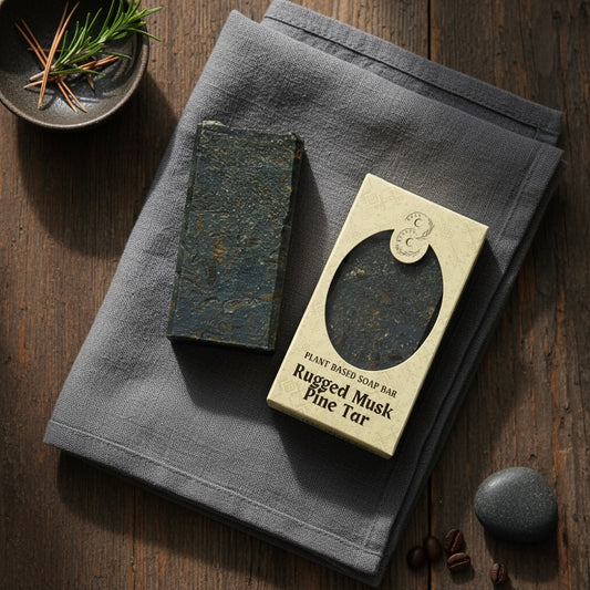 Rugged Musk Pine Tar Plant Based Soap Bar