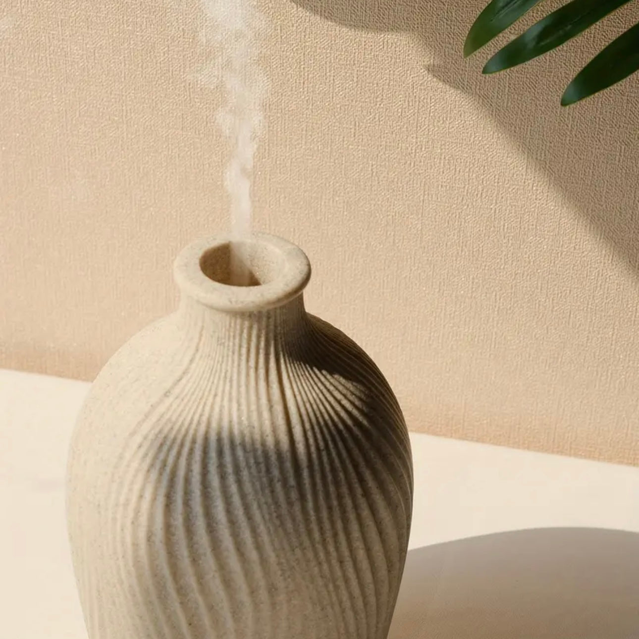 Cream Resin Aroma Oil Diffuser