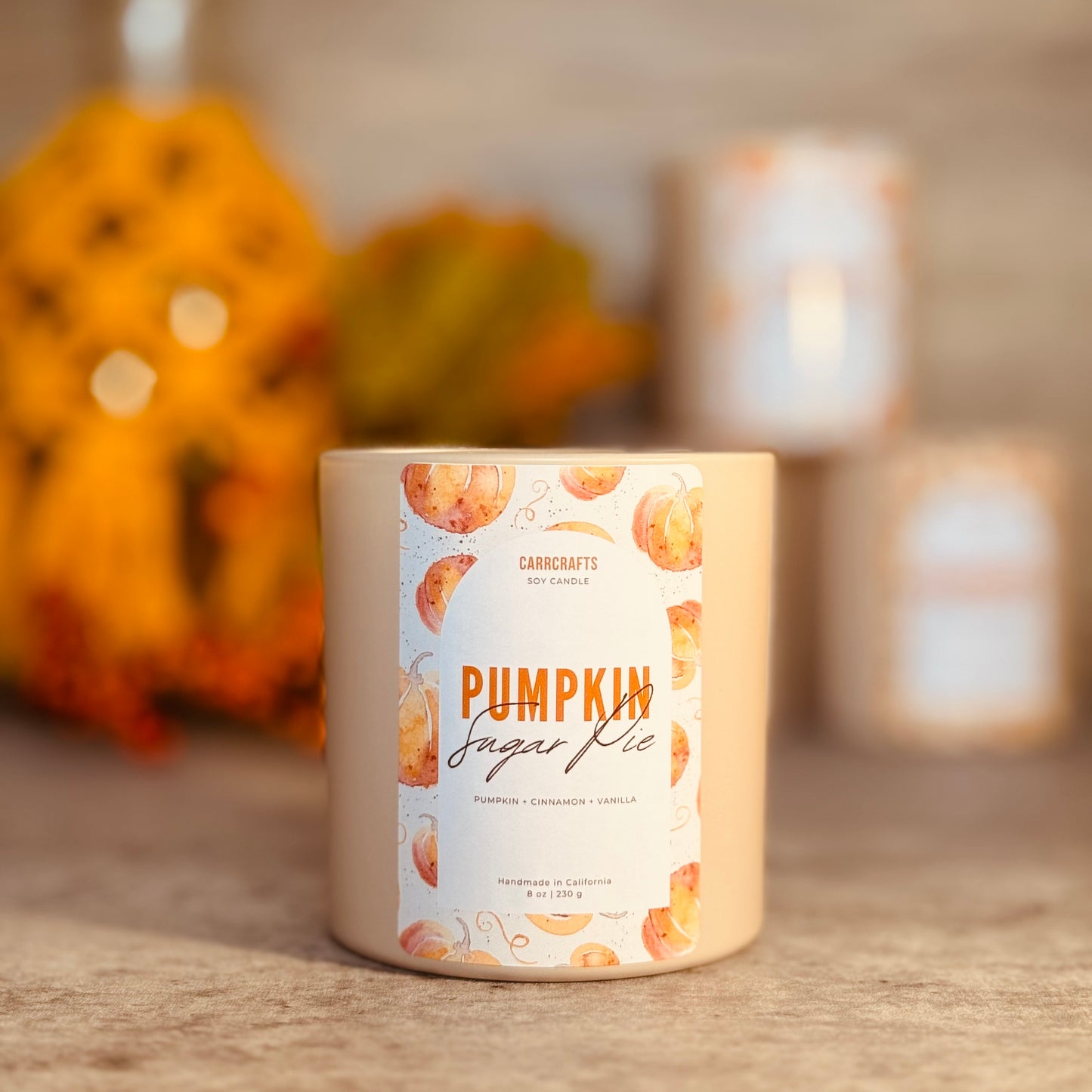 Pumpkin Sugar Pie Soy Candle