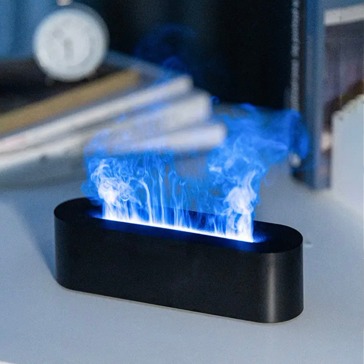 Flame Aroma Oil Diffuser (Remote Controlled)