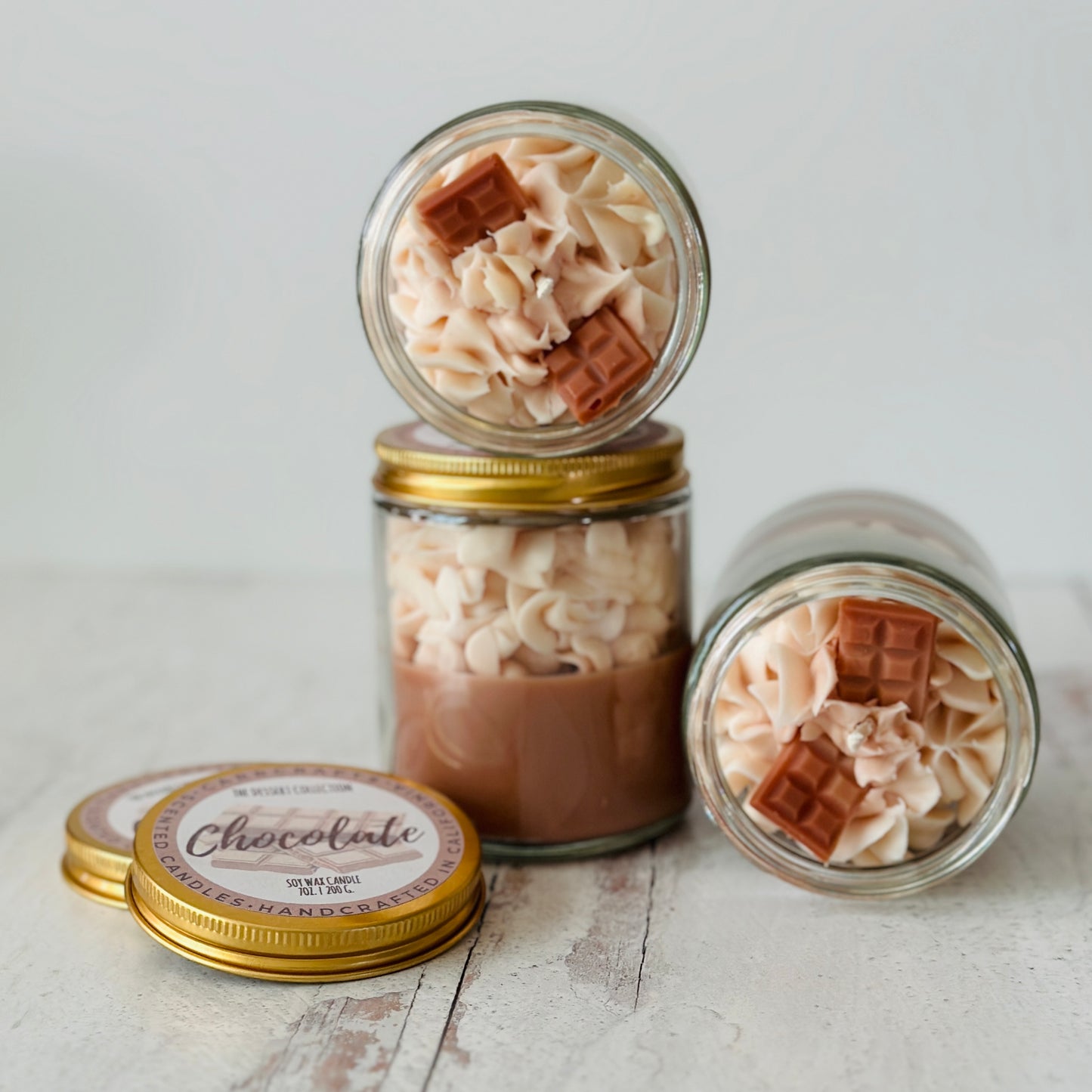 Chocolate Dessert Inspired Soy Candles