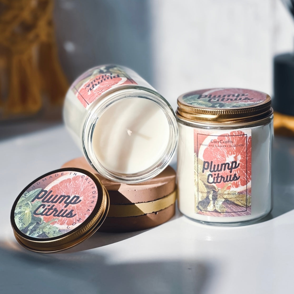 Plump Citrus Soy Candles