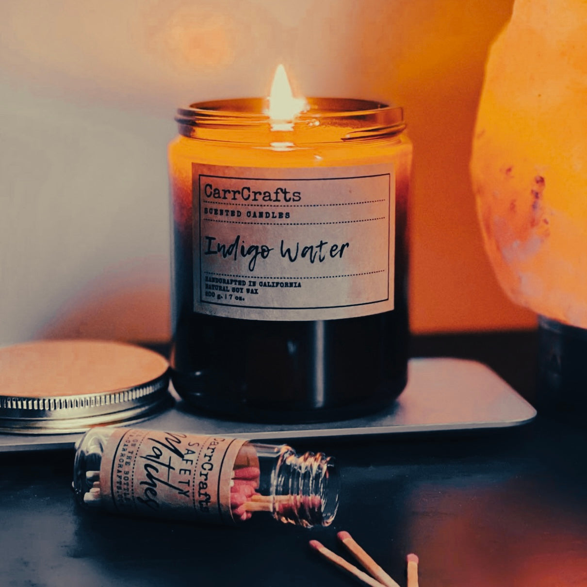 Safety Matches in Glass Jar