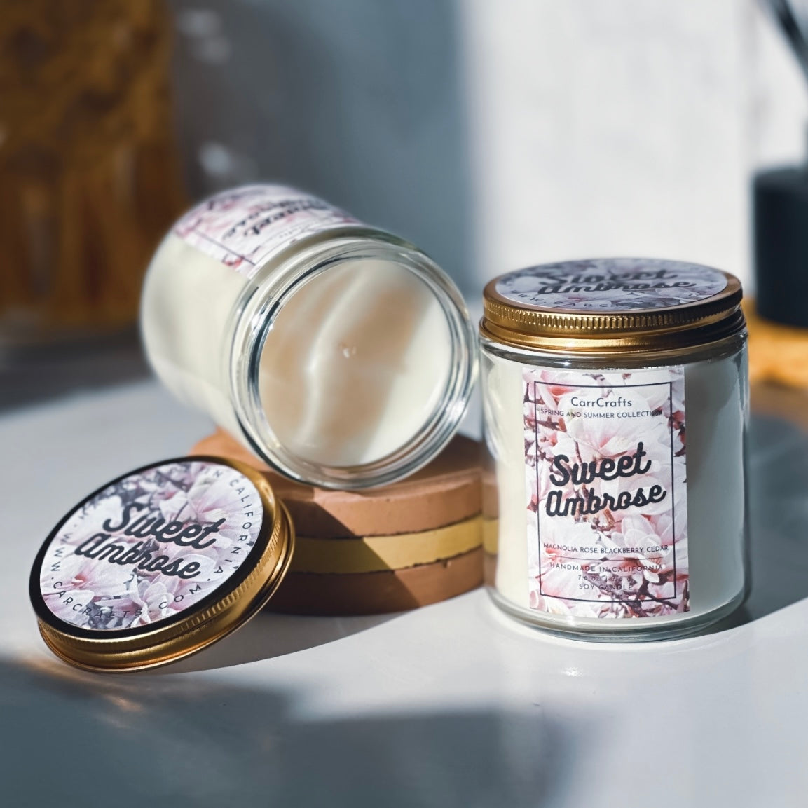 Sweet Ambrose Soy Candle