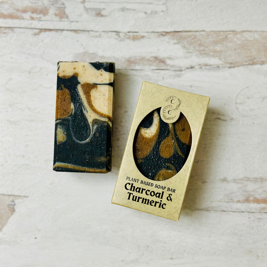 Charcoal & Turmeric Plant Based Soap Bar