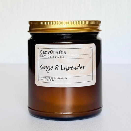 Sage & Lavender Soy Candle