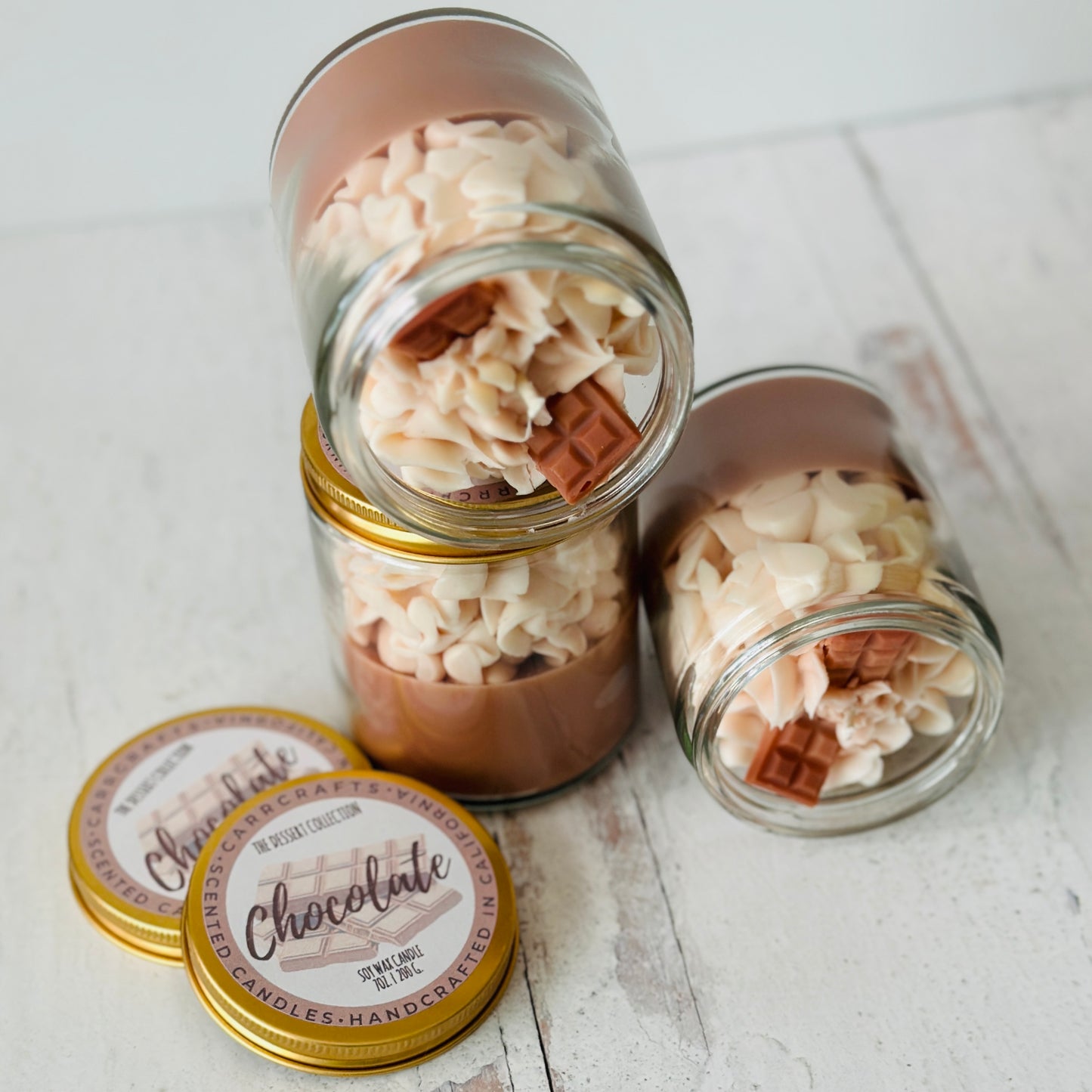 Chocolate Dessert Inspired Soy Candles