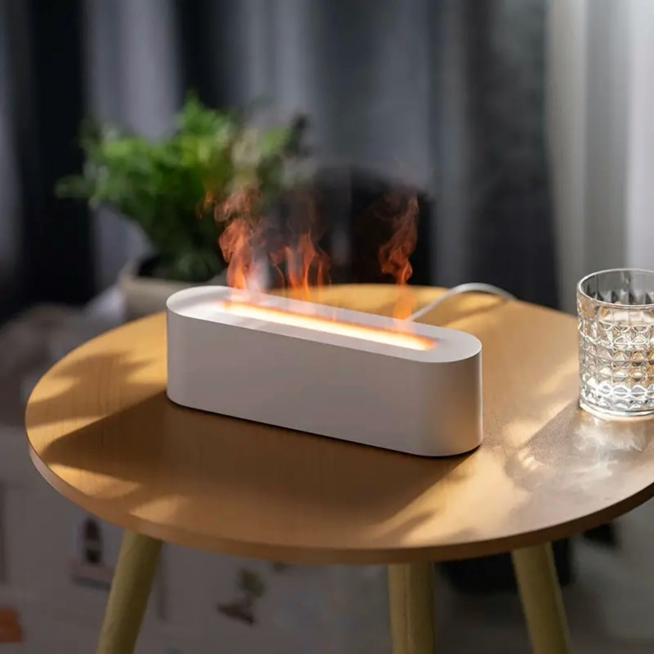Flame Aroma Oil Diffuser (Remote Controlled)