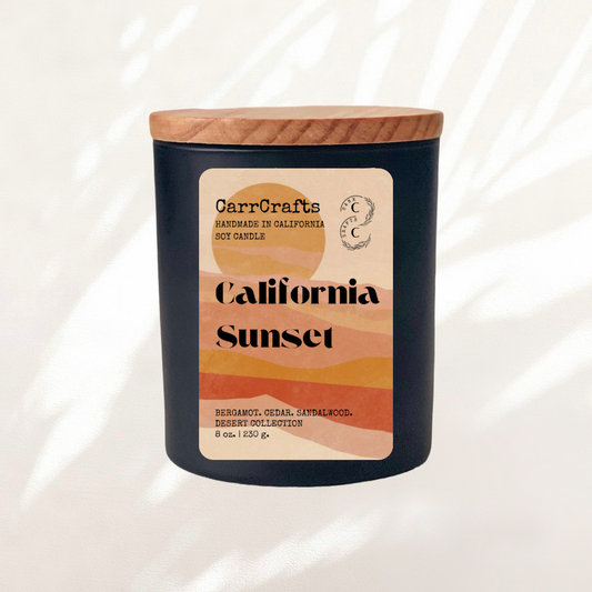 California Sunset Soy Candle