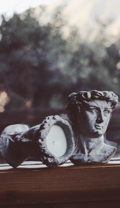 Greek God Bust Soy Candle