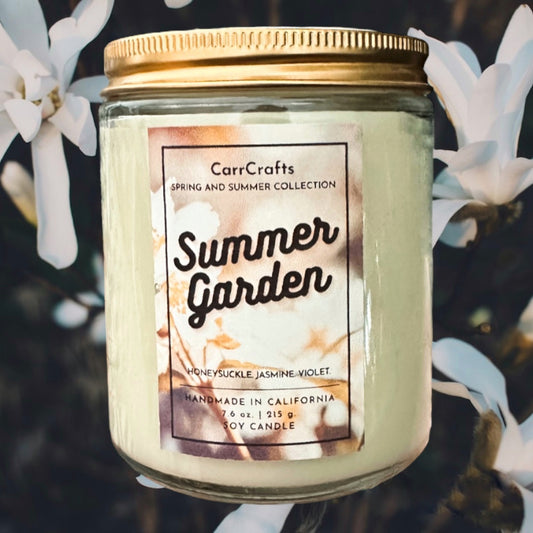 Summer Garden Soy Candle