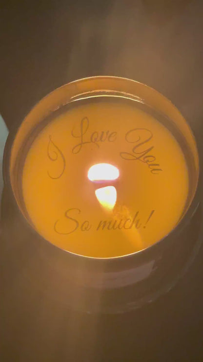 Hidden Message Candle