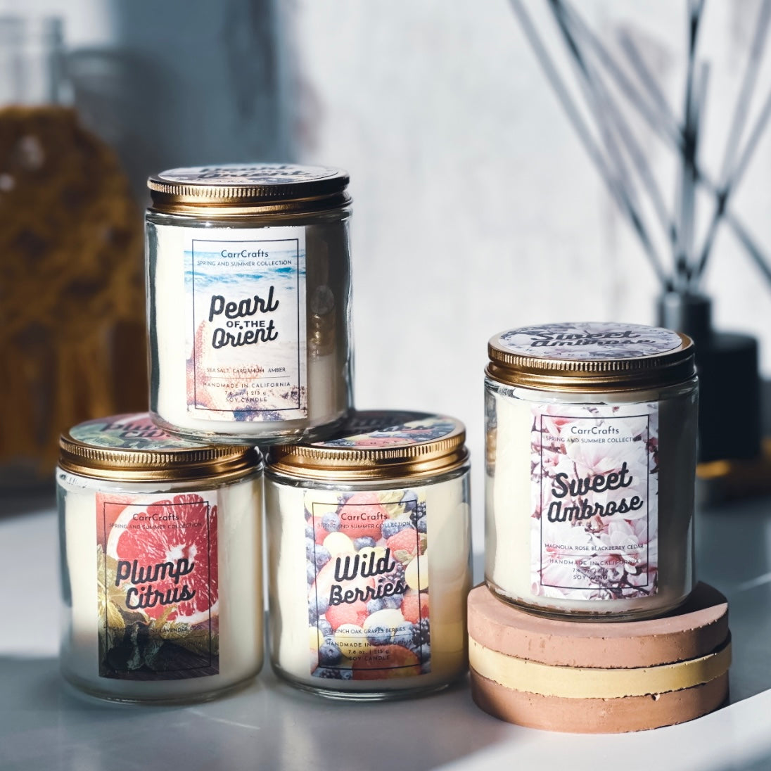 Sweet Ambrose Soy Candle